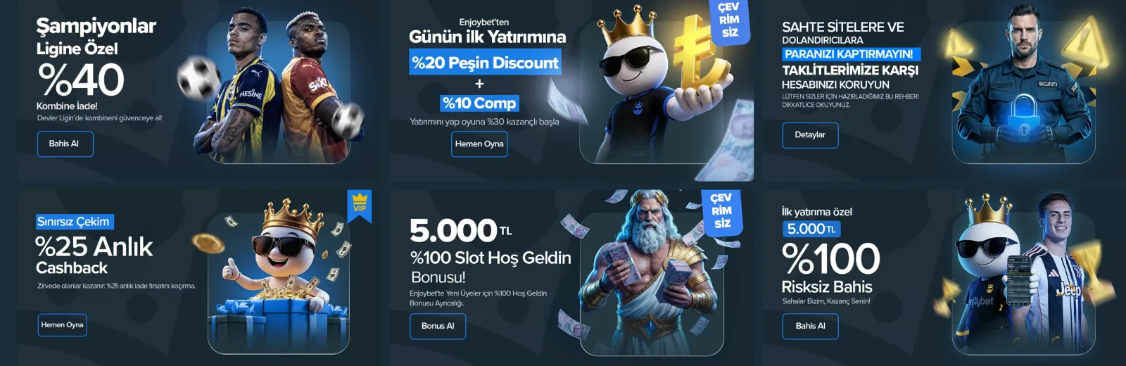 Enjoybet Bonuslar